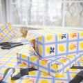 Lemon Wrapping Paper | Bow Pattern Gift Wrap
