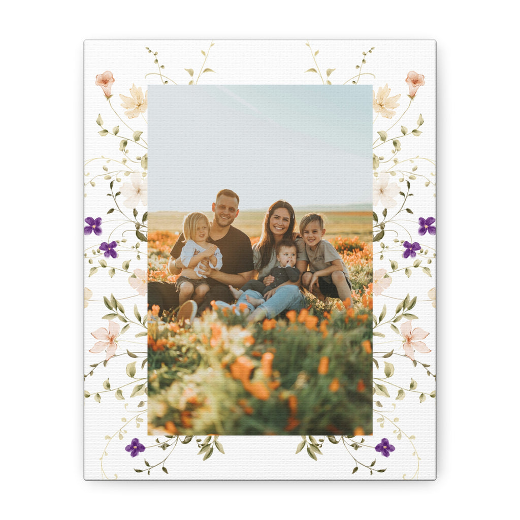 Floral Photo Canvas Print — Matte Stretched Wall Art