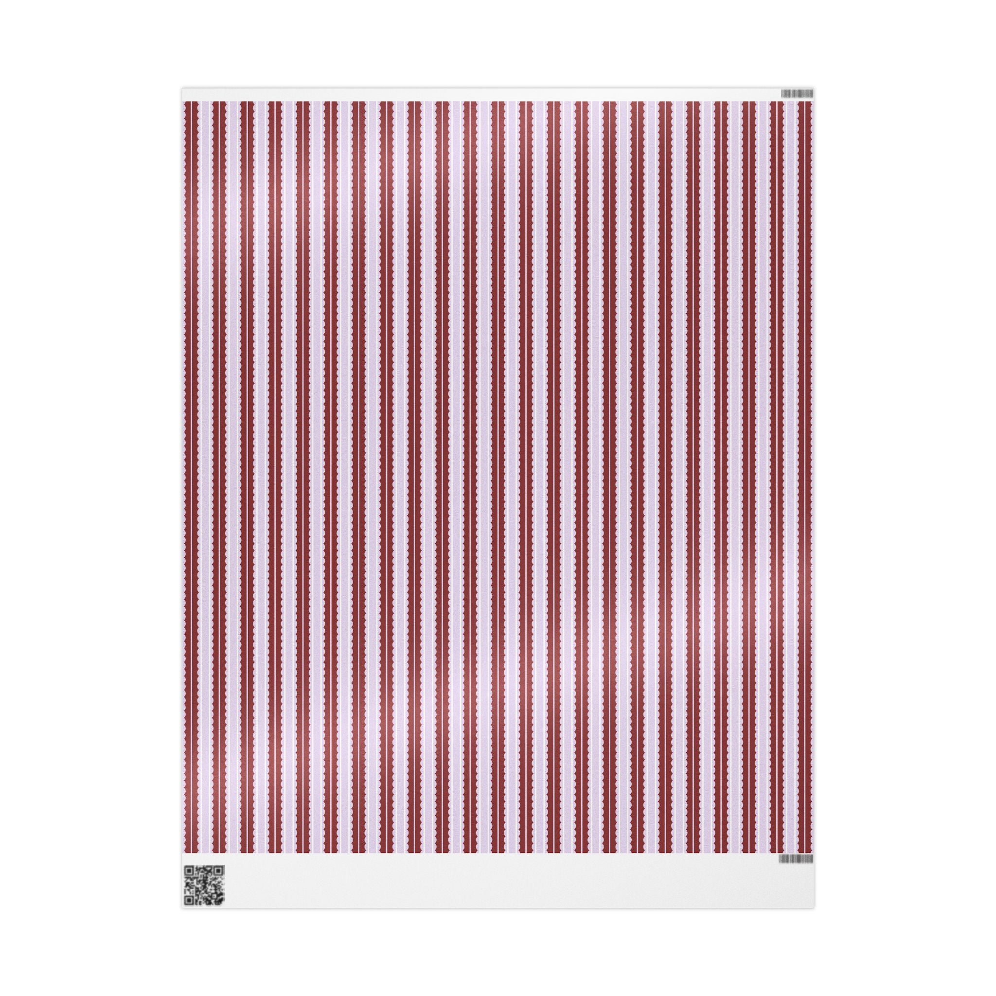Candy Stripe Wrapping Paper | Red and White Gift Wrap