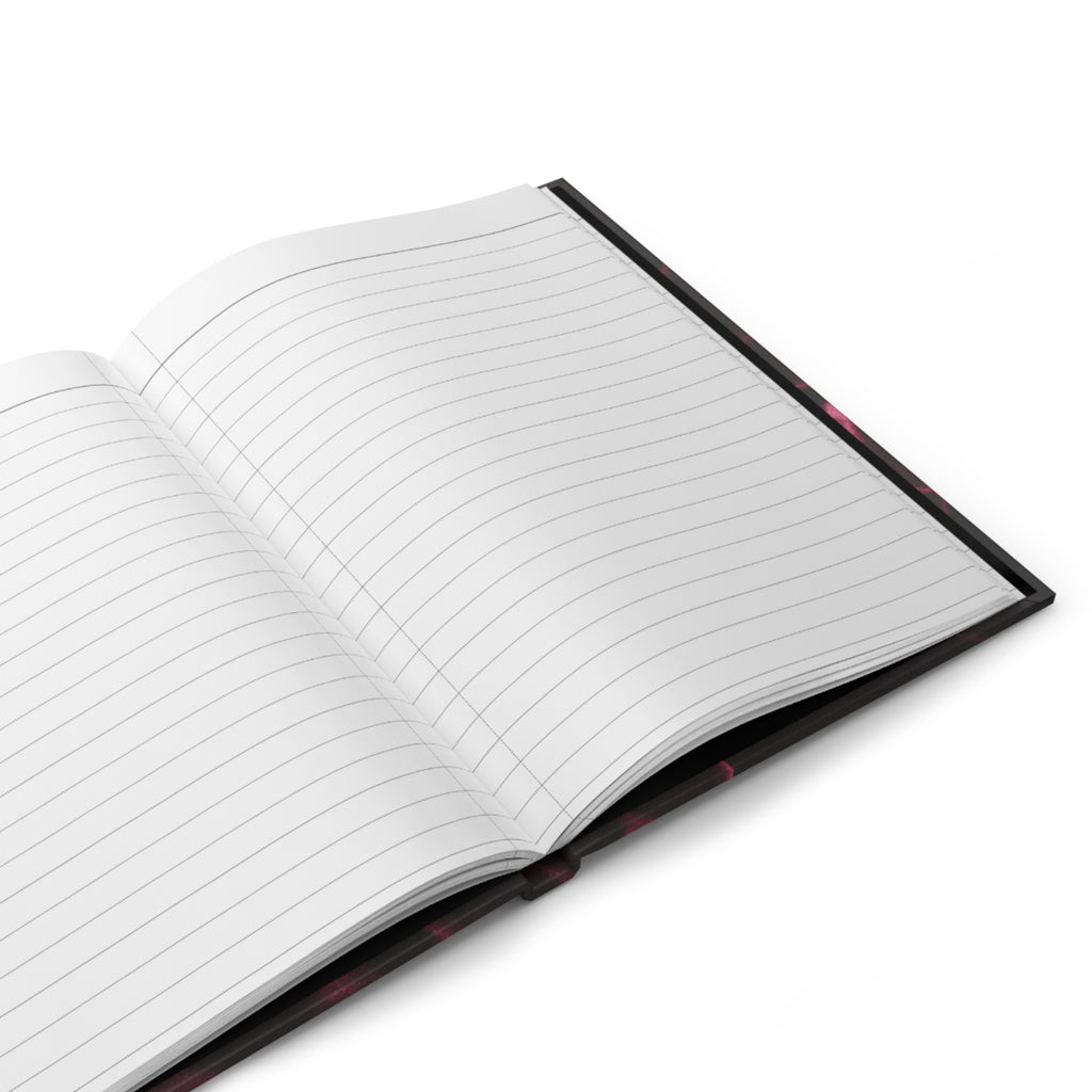 Custom Monogram Burgundy Hardcover Journal