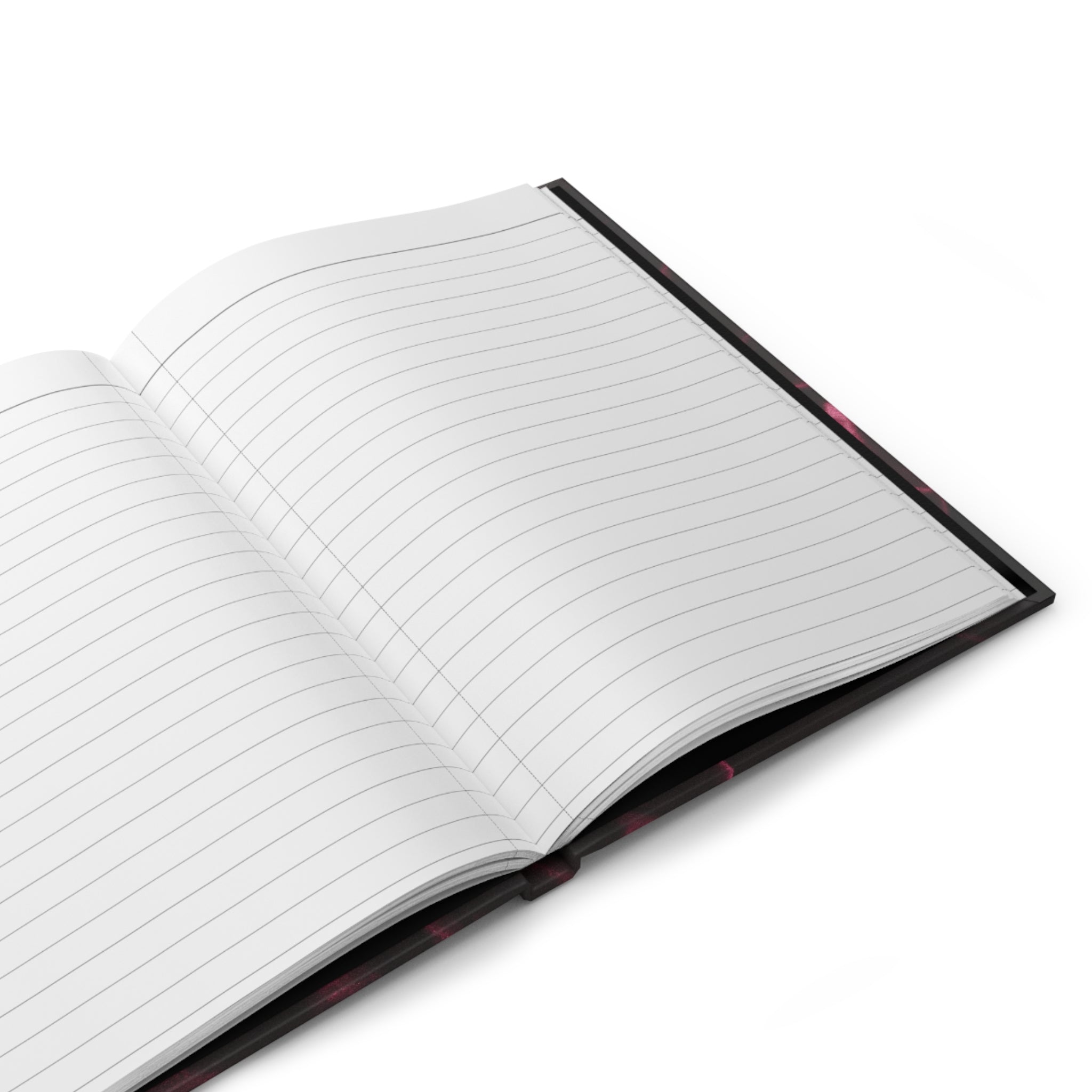 Custom Monogram Burgundy Hardcover Journal