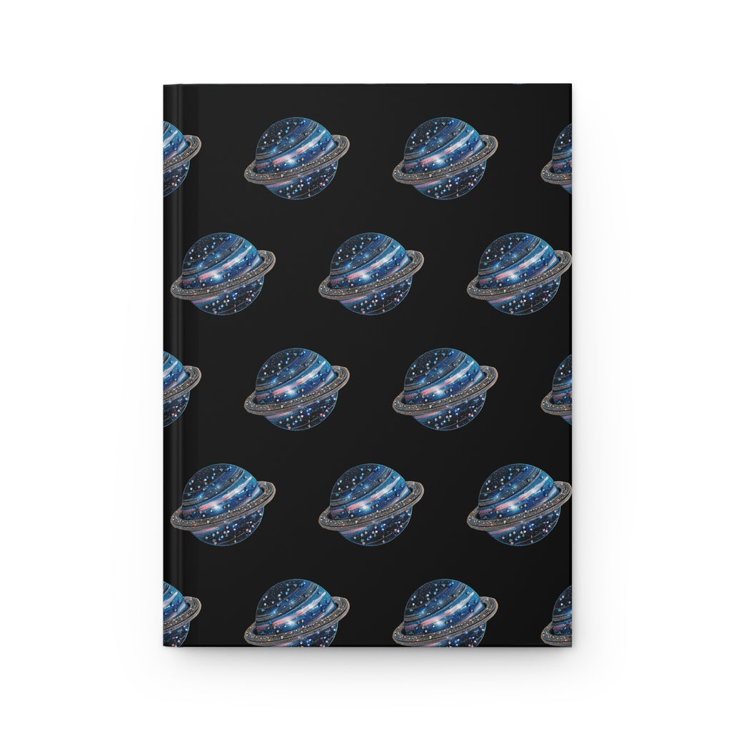 Galaxy Planet Hardcover Journal – Space-Themed Notebook for Stargazers & Science Lovers