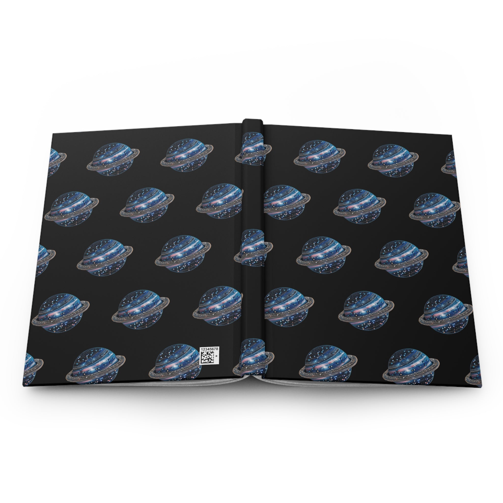 Galaxy Planet Hardcover Journal – Space-Themed Notebook for Stargazers & Science Lovers