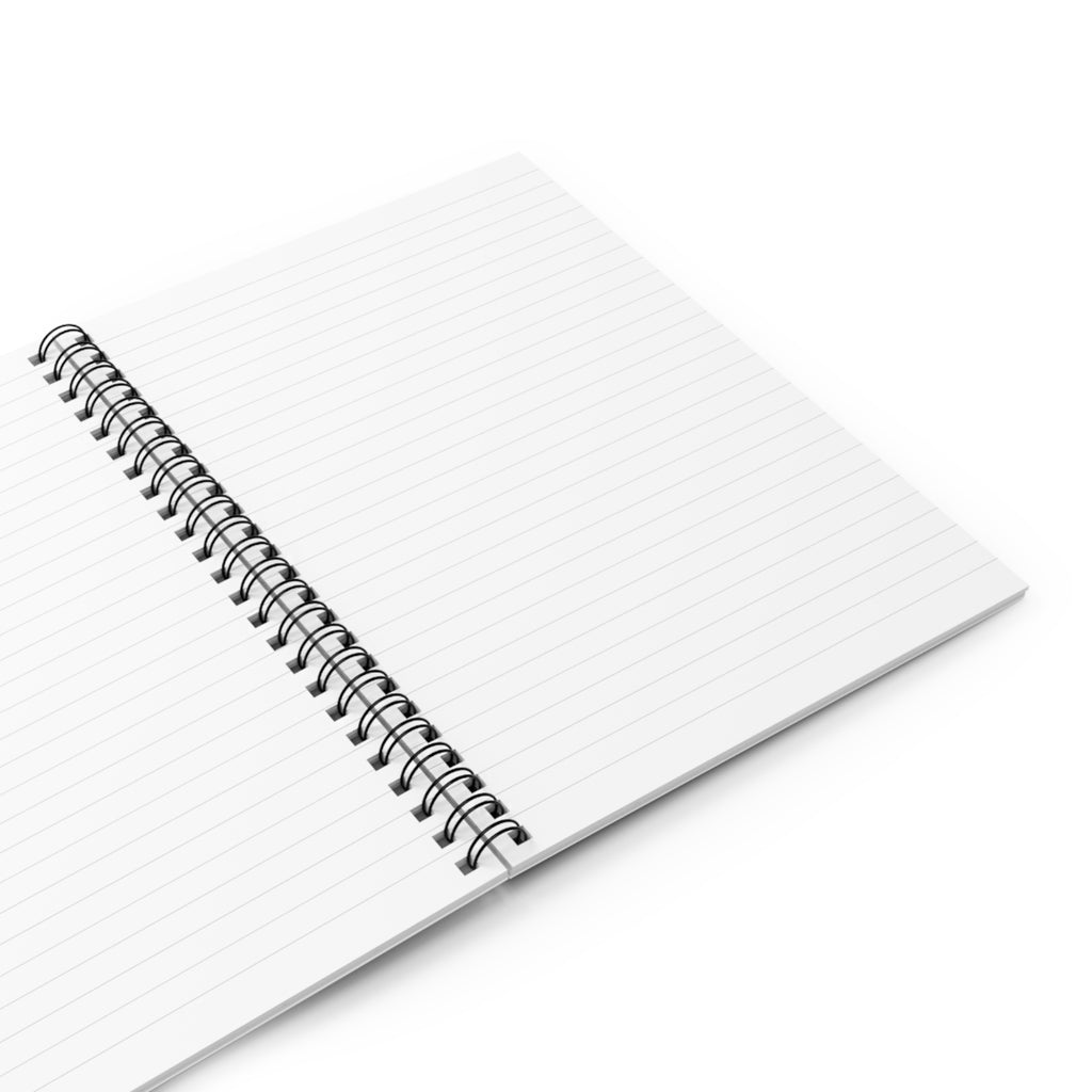 Floral Personalized Spiral Notebook — Ruled Journal with Custom Text