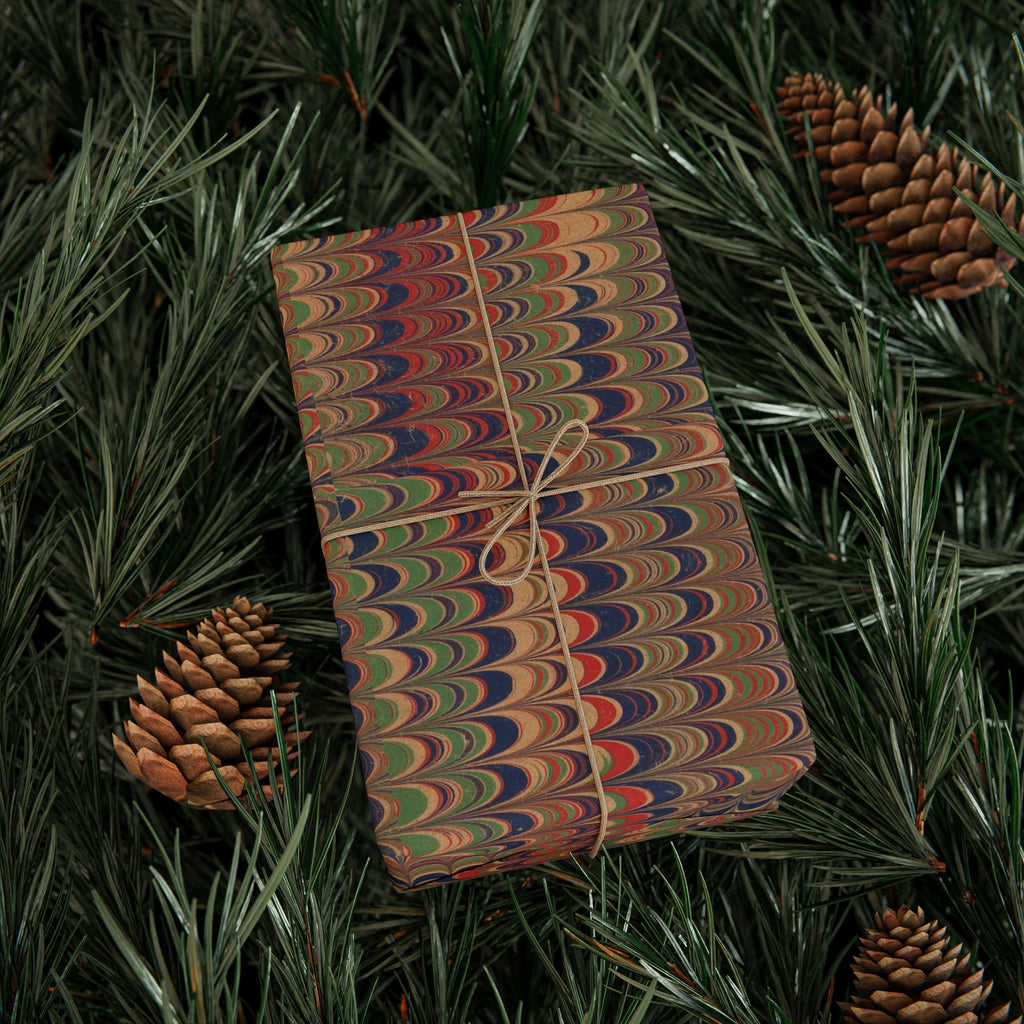Marbled Wrapping Paper | Vintage Rainbow Gift Wrap