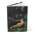 Hardcover Journal, Jungle Art Notebook, Dreamlike Tropical Matte Writing Journal