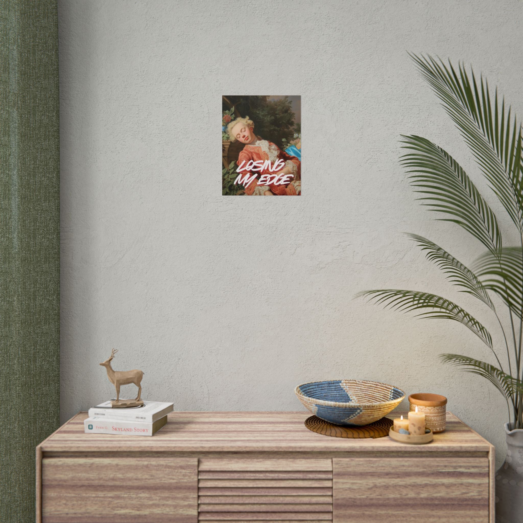 Rolled Poster — 'Losing My Edge' Vintage Rococo Art Print