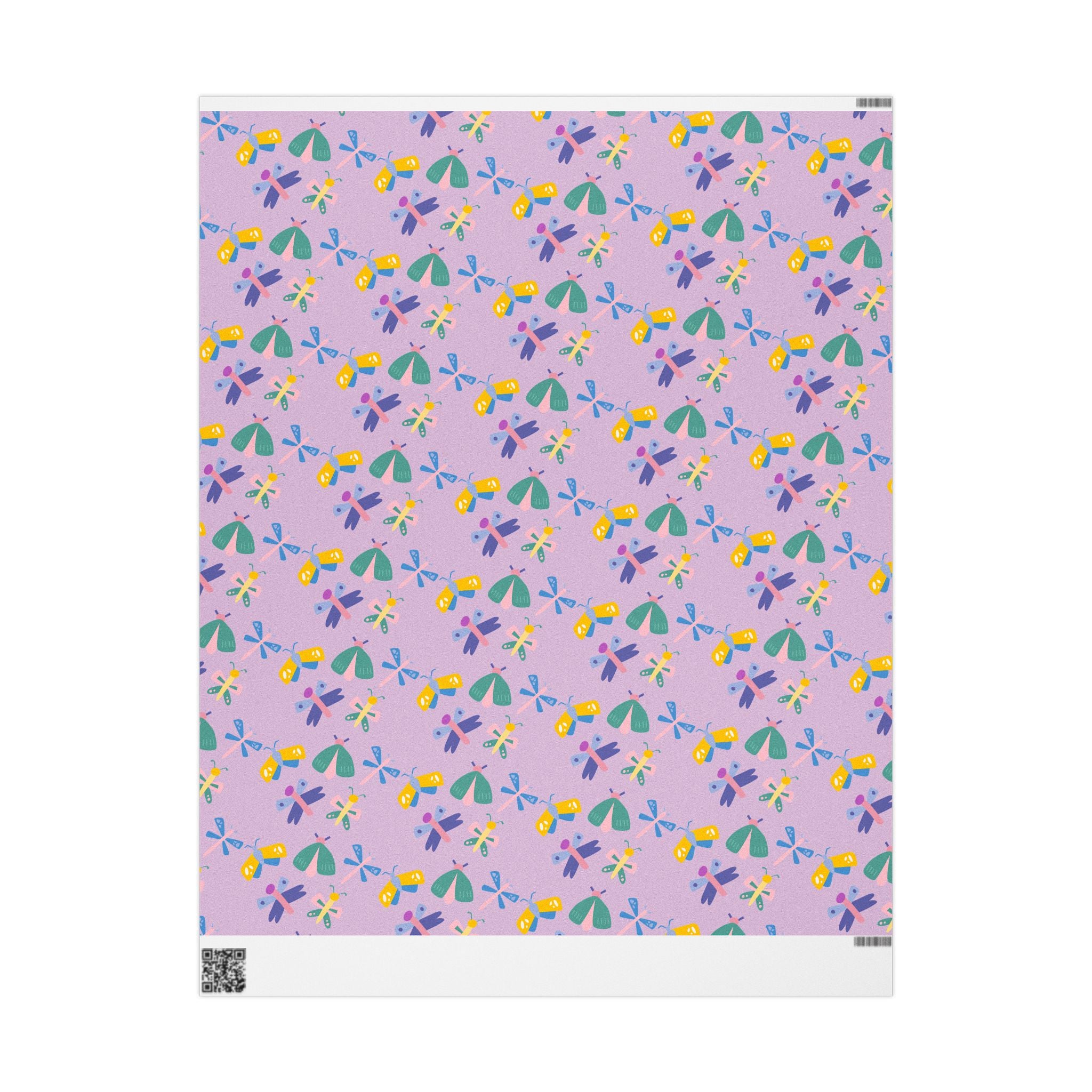 Floral Whimsy Wrapping Paper Roll — Pastel Bouquet Gift Wrap