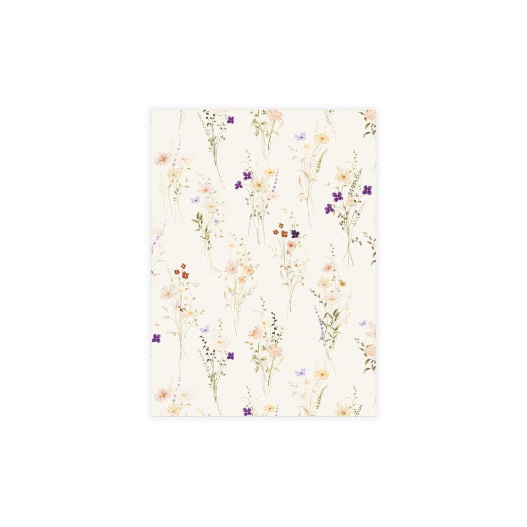 Customizable Botanical Wedding Invitation Pack (10, 30, or 50 Count) - Envelopes included