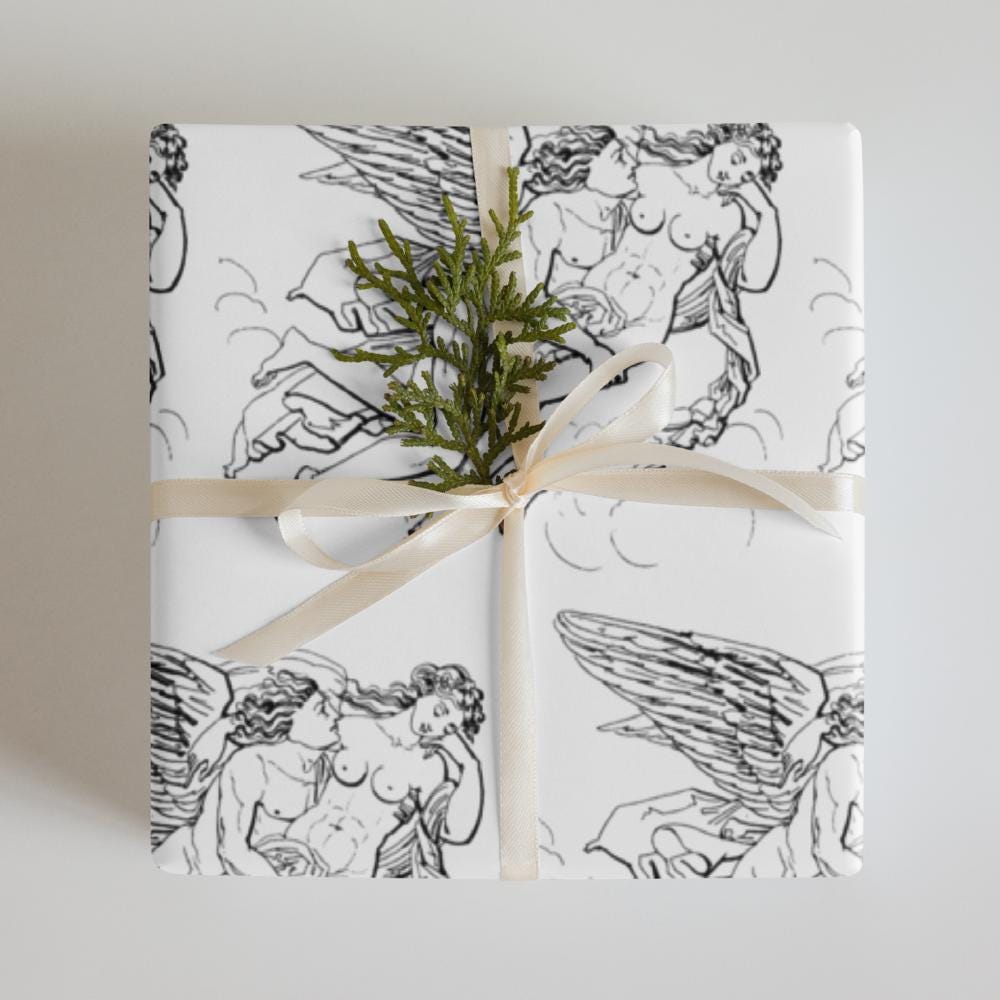 Renaissance Sketch Wrapping Paper Set