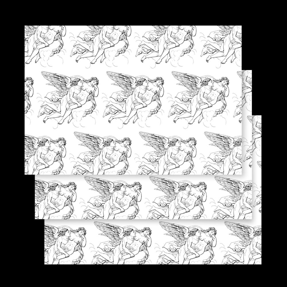 Renaissance Sketch Wrapping Paper Set