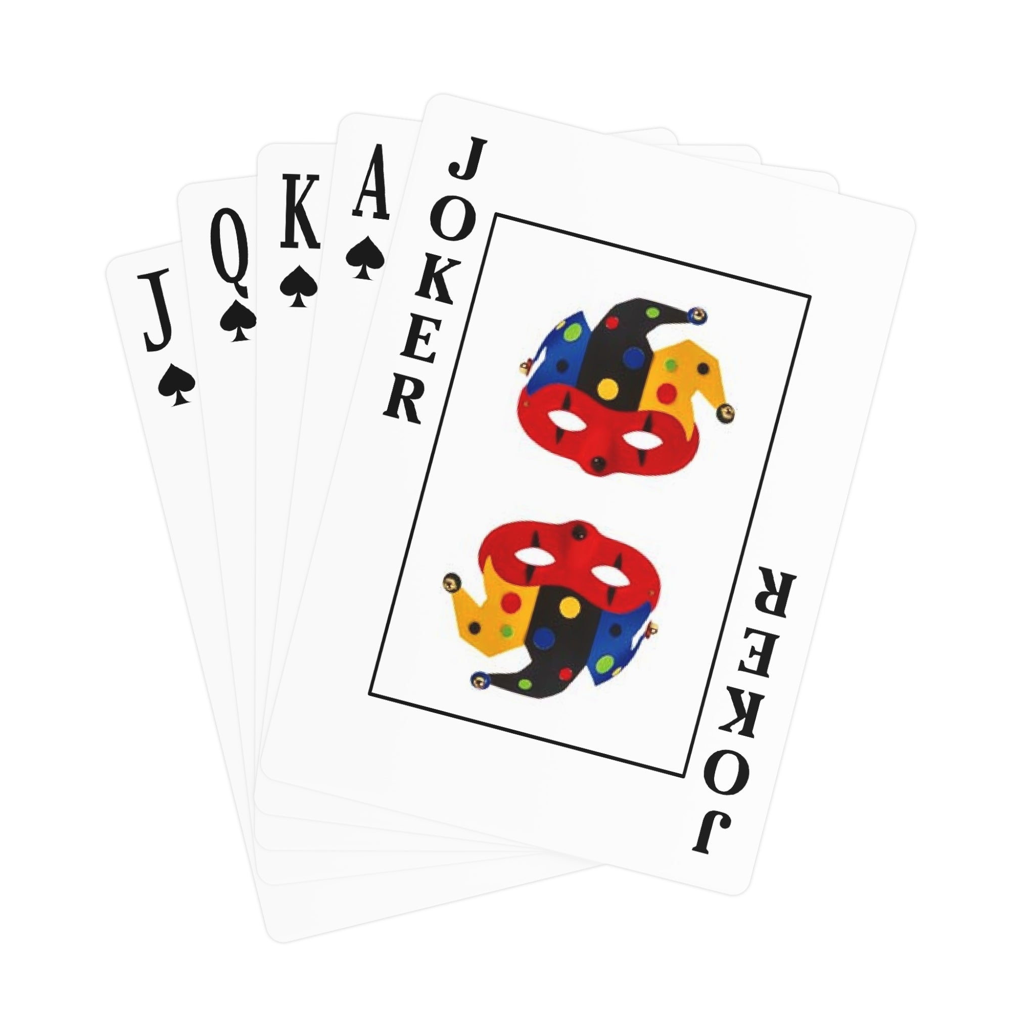 Olive Wedding Favour Personalised Poker Cards