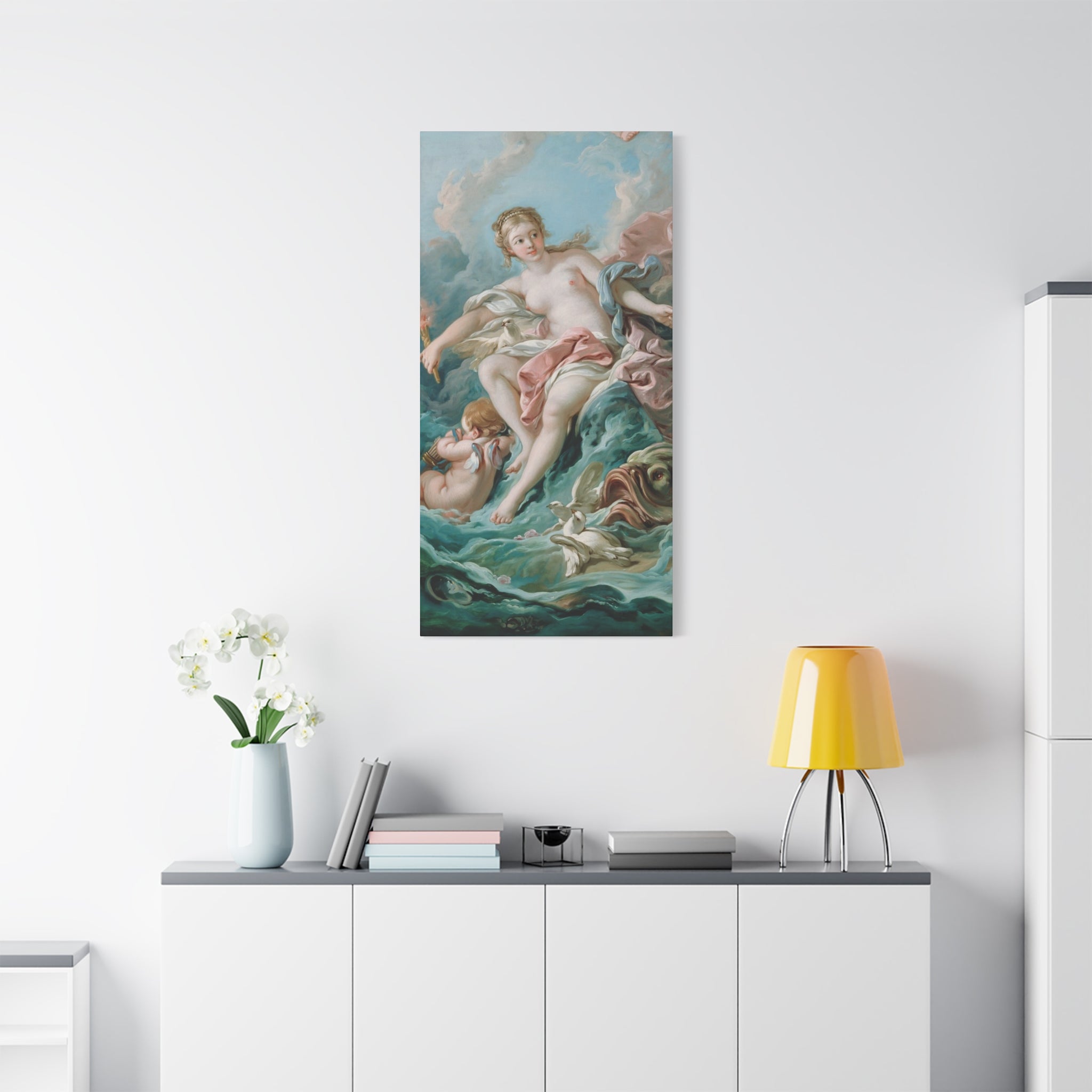 Baroque Goddess Canvas Art — Stretched Matte Wall Panel