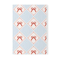 Ribbon Pattern Notebook A5 | Bow Tile Softcover Journal