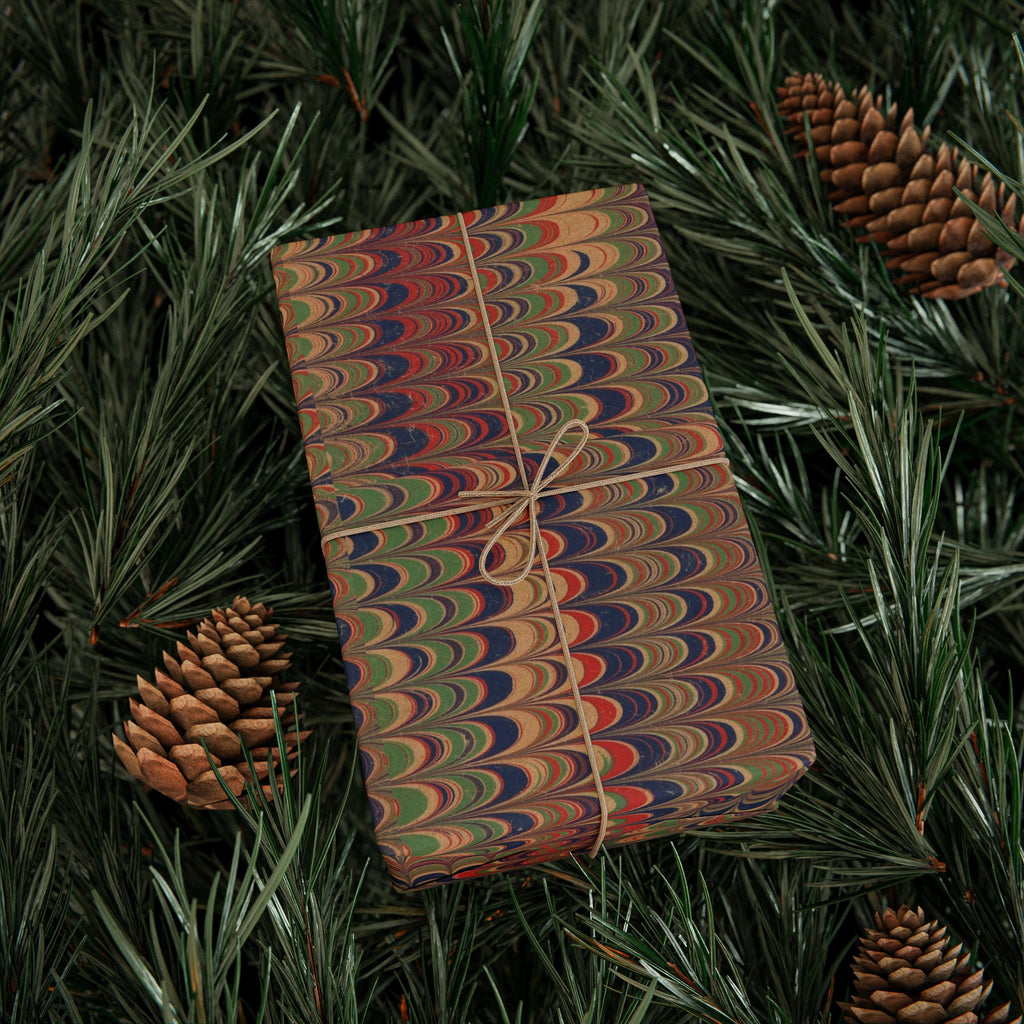 Marbled Wrapping Paper | Vintage Rainbow Gift Wrap