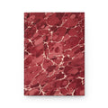 Hardcover Journal, Red Marble Notebook, Vintage Style Writing Journal for Notes & Gifts