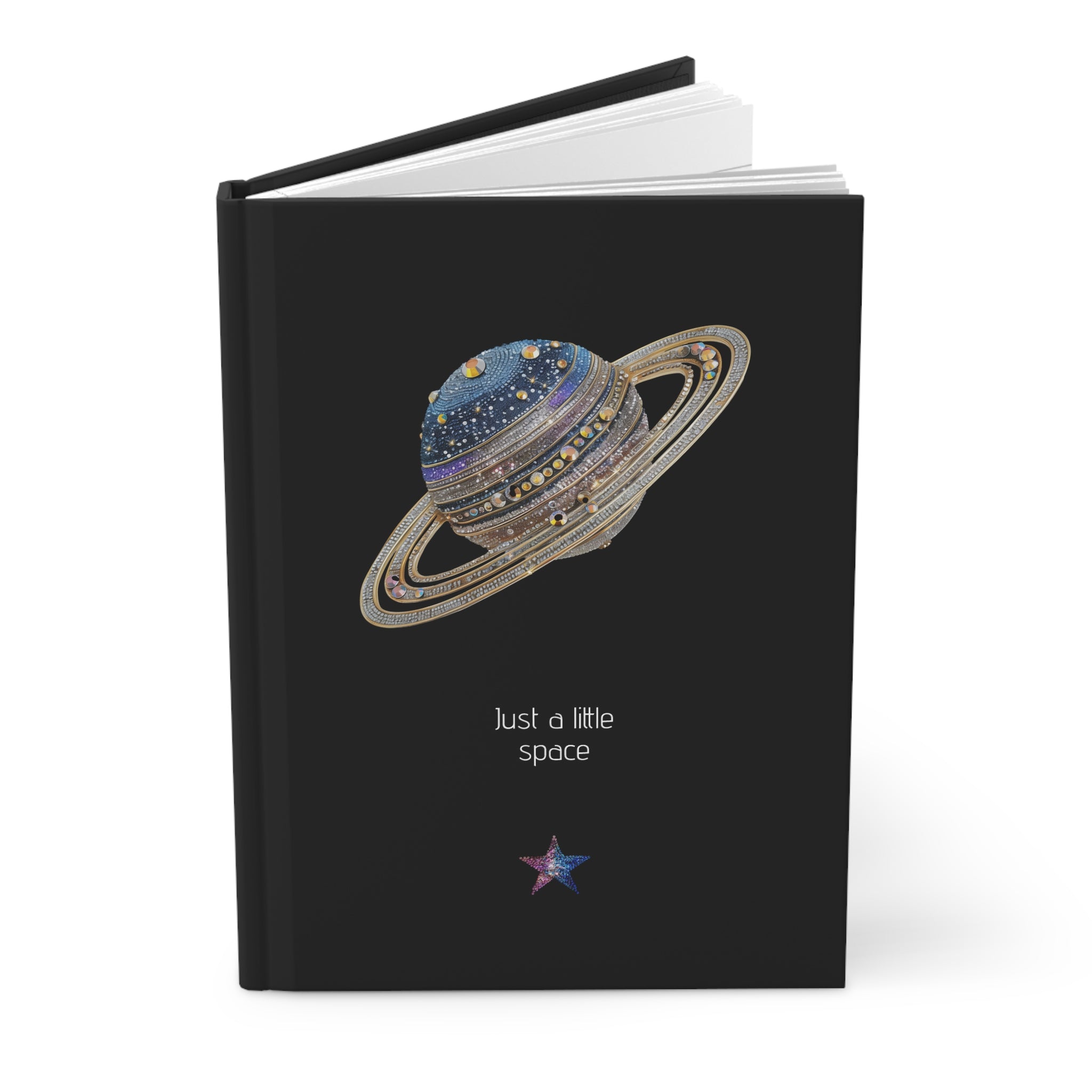 Space Planet Hardcover Journal Notebook – Matte Stargazer Notebook