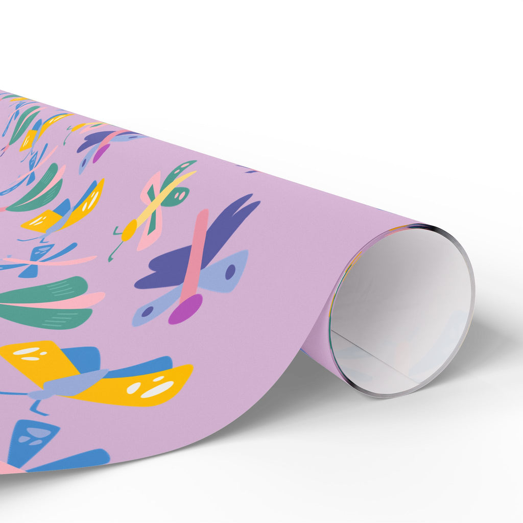 Floral Whimsy Wrapping Paper Roll — Pastel Bouquet Gift Wrap