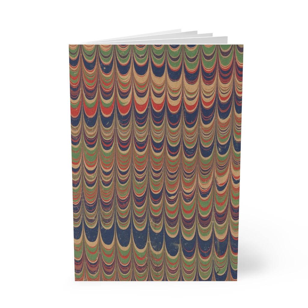 Marbled A5 Notebook | Vintage Rainbow Pattern Journal