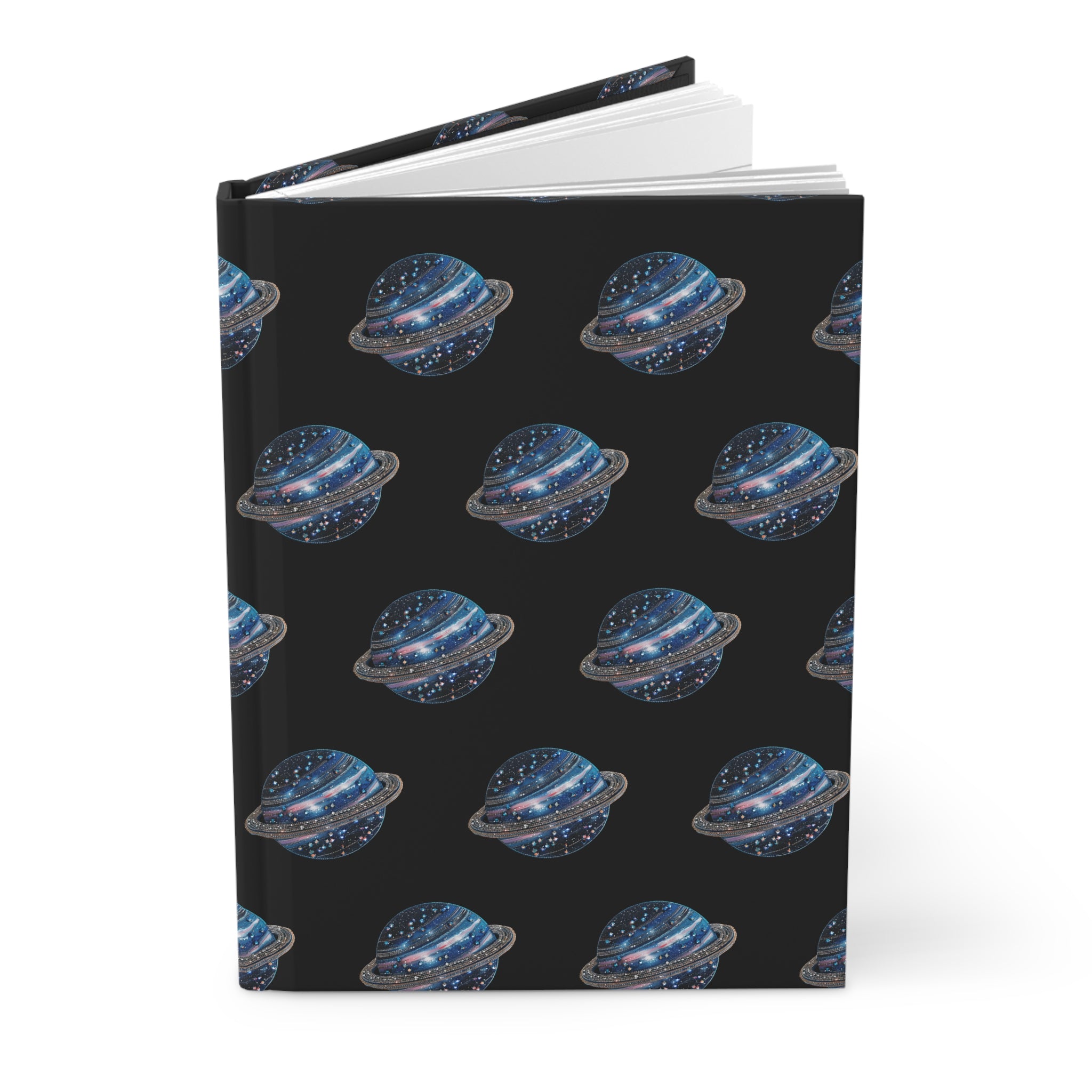 Galaxy Planet Hardcover Journal – Space-Themed Notebook for Stargazers & Science Lovers
