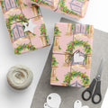 Floral Garden Gate Wrapping Paper