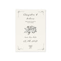 Custom Save the Date Card — Vintage Cherub Wedding Announcement (x 25 and up)