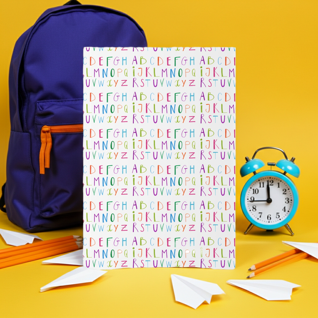 Alphabet Notebook A5 | Cute School Journal