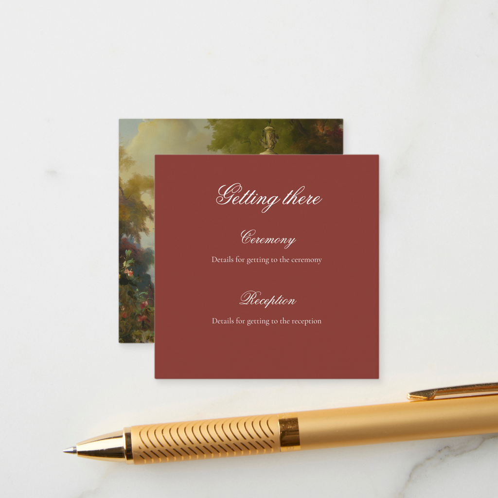 Olive and rust: Wedding Stationery Sample Kit