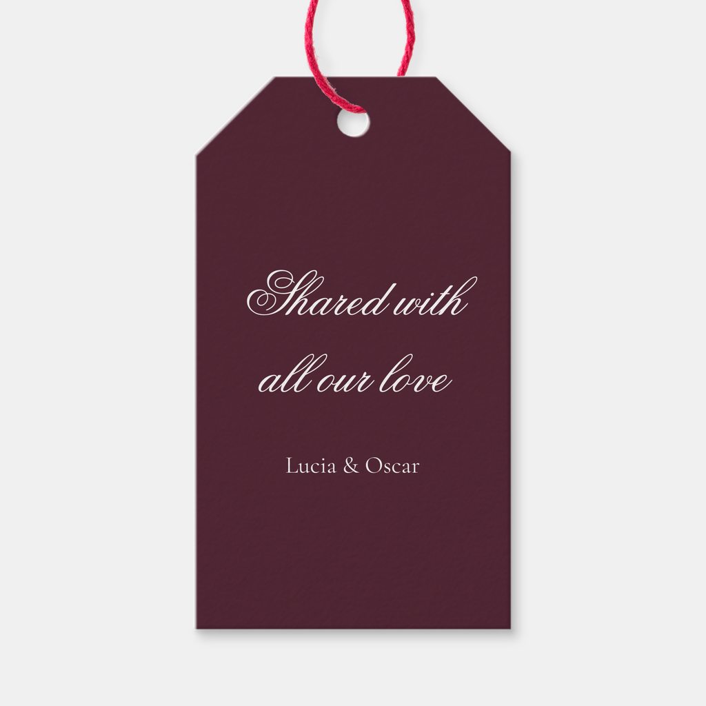 The Burgundy Collection: Wedding Stationery Sample Kit