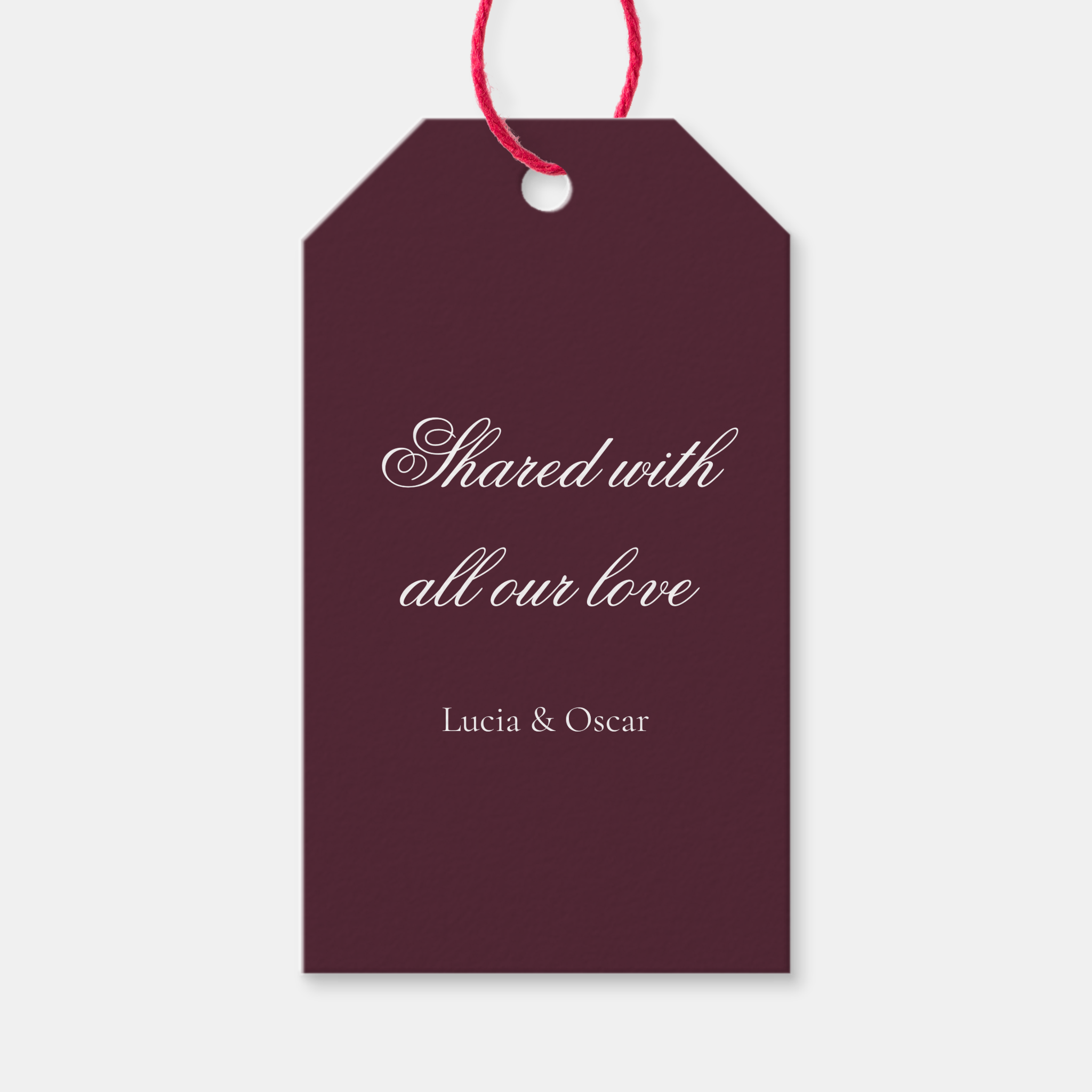 The Burgundy Collection: Wedding Stationery Sample Kit