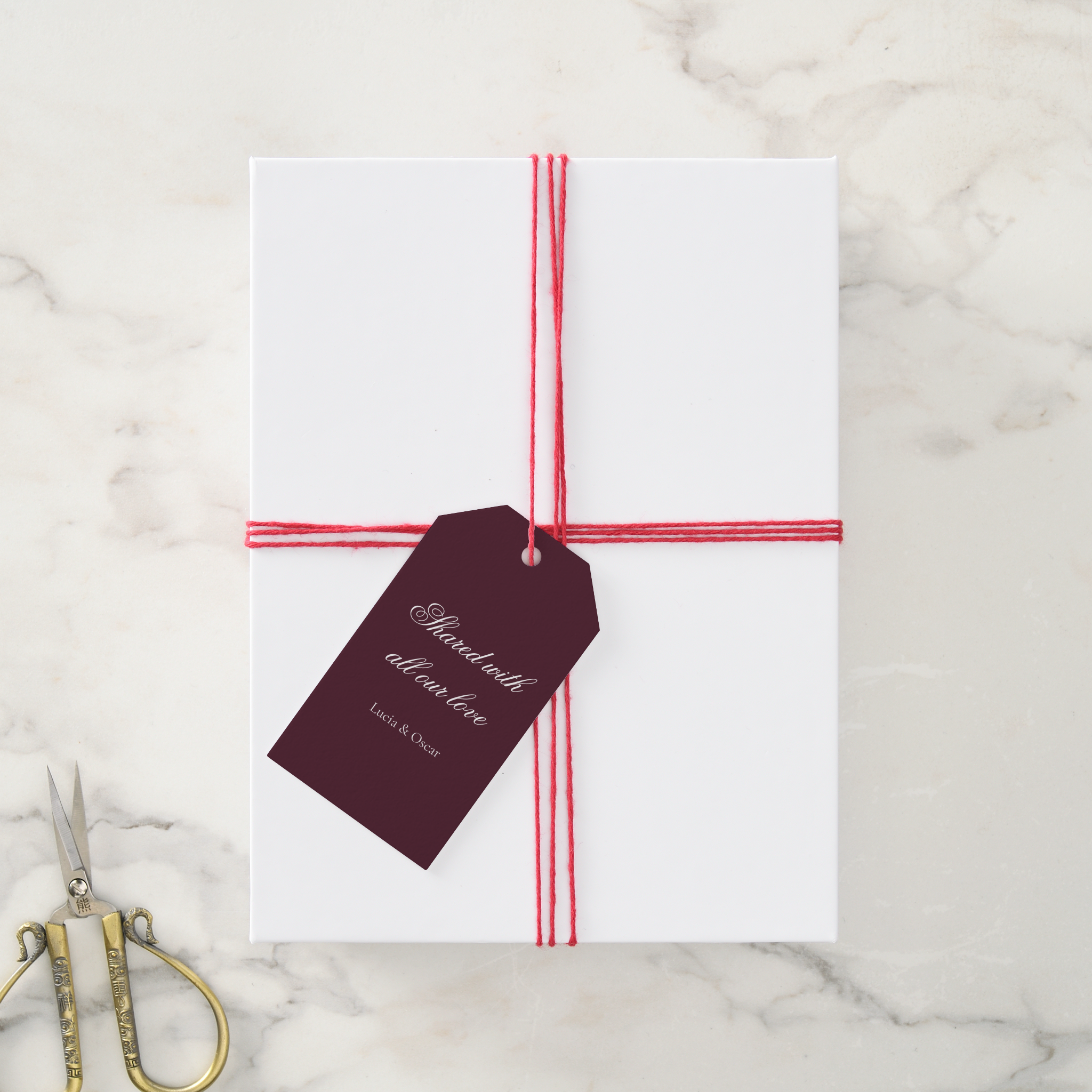 The Burgundy Collection: Wedding Stationery Sample Kit