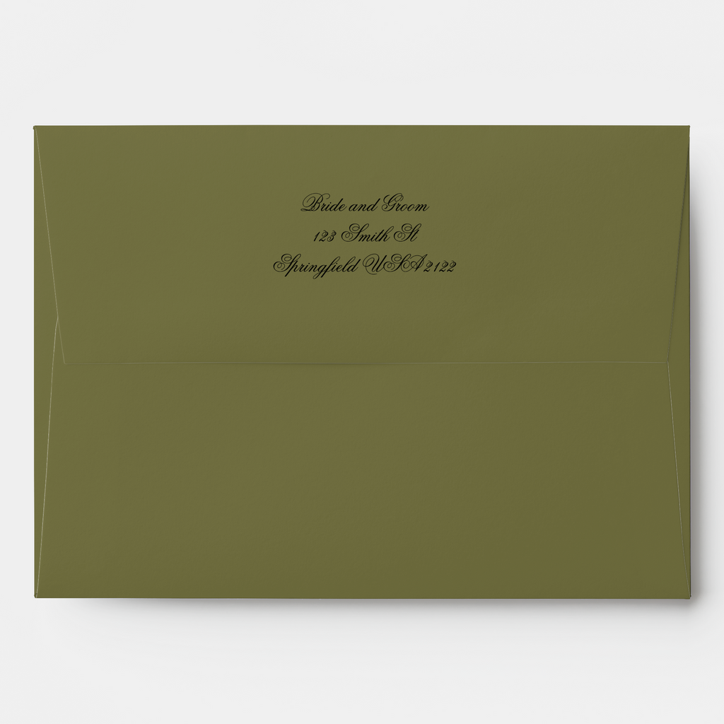 Olive and rust: Wedding Stationery Sample Kit
