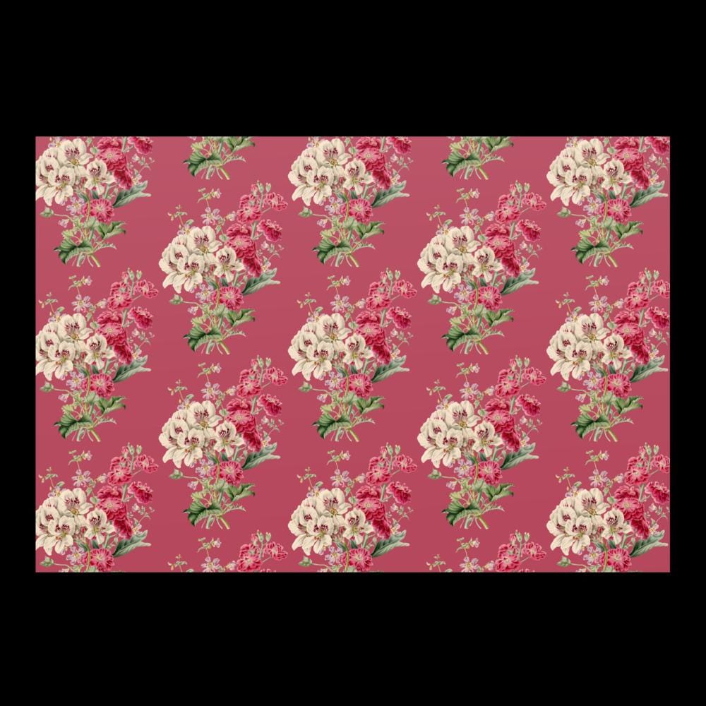 Vintage Floral Wrapping Paper Sheets – Pink Matte Gift Wrap Set
