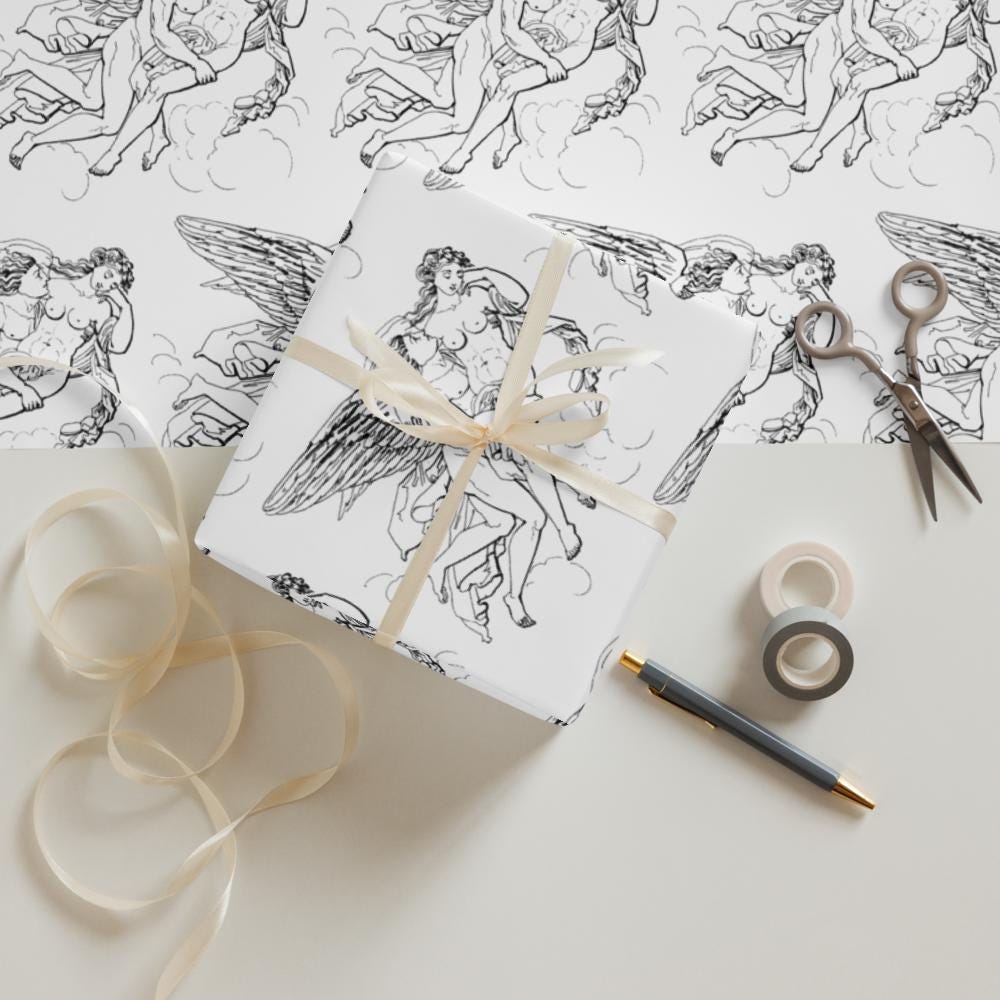 Renaissance Sketch Wrapping Paper Set
